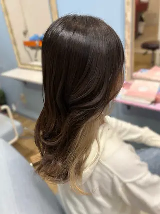 セミロング ヘアアレンジ キッズ ナギサ 🐶のヘアスタイル