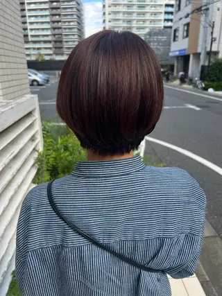 ショート カラー 石原 姫菜のヘアスタイル