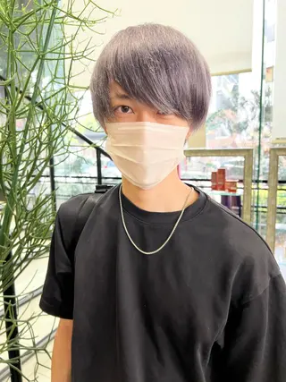 ショート カラー メンズ メンズカット/柏/韓 国/メンズパーマ航太のヘアスタイル