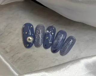 ネイル zuki🌔nail 堺筋本町┆長堀橋のネイルデザイン