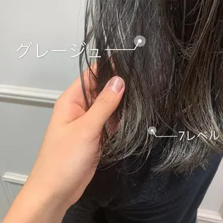 ミディアム カラー 髪質改善カラー&TR 縮毛矯正/弱酸性矯正のヘアスタイル