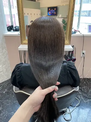 ロング 暗髪艶カラー/ 髪質改善TR/maiのヘアスタイル