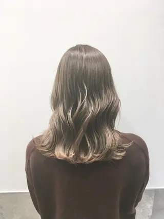 セミロング カラー go today shaire salon 本店所属・yoshi ☆のヘアスタイル