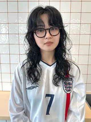 ロング カラー パーマ ボブ/レイヤー/ケア パーマ/リュウタのヘアスタイル