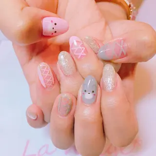 ネイル La neige* yuki 🥯🍑のネイルデザイン