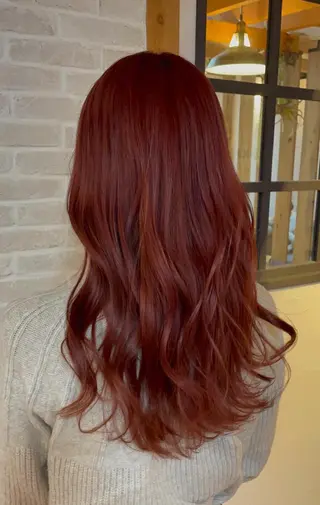 ミディアム little×PORTO三宮所属・🧡/艶髪/桑原 拓也/ショート/🧡のヘアスタイル