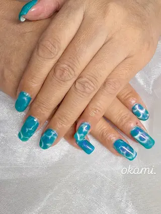 ネイル おかみねいる所属・津久井 美紅のネイルデザイン