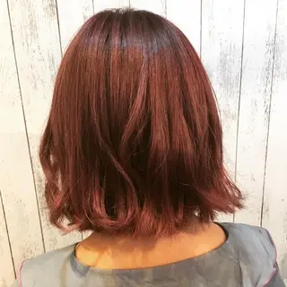 ショート カラー パーマ embrace エンブレイスのヘアスタイル