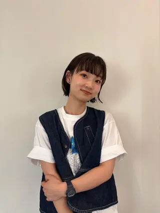 ミディアム 和泉市/mahae/ 齋藤のヘアスタイル