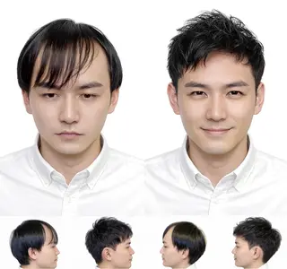 パーマ メンズ 山口 隼輔のヘアスタイル