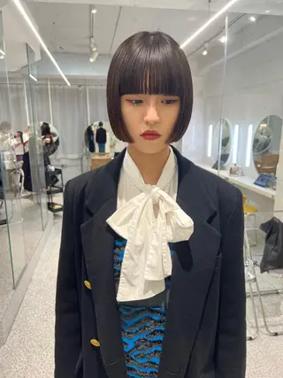 ショート masa/ボブ特化/ ぷつっとボブのヘアスタイル