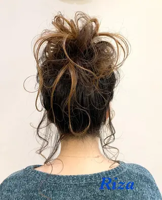 ヘアアレンジ HAIR MAKE Riza所属・谷口 弥生のヘアスタイル