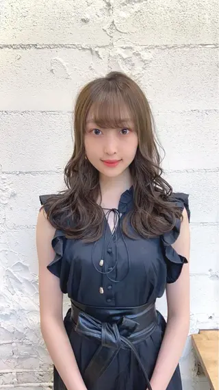 セミロング 韓国カットパーマ✂︎ Toshiのヘアスタイル