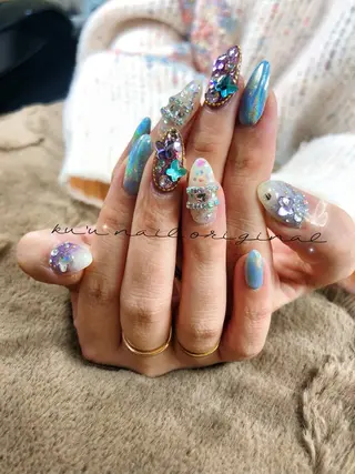 セミロング サロンku'u所属・salon kuuのネイルデザイン