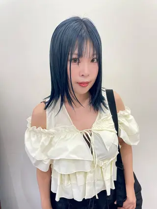 ミディアム カラー パーマ ヘアアレンジ メンズ tatsumi/ボブ ウルフ/レイヤーのヘアスタイル