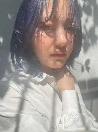 ミディアム カラー hisano / ハイトーン･透明感のヘアスタイル