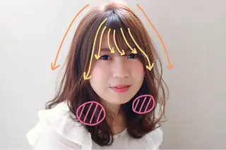 カラー 佐藤里菜🎀 /モデル募集してますのヘアスタイル