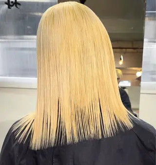 セミロング カラー hair salon　丹tan所属・Rena✴︎トレンド ×スタンダードMIXのヘアスタイル