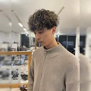 ショート Ali'i men's salon所属・パーマ、カラー特化 園田翔大のヘアスタイル