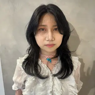 パーマ デザインカラー/パー マ🦖外岡咲希🦖のヘアスタイル