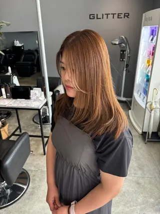 ミディアム ✂︎GLITTER ✂︎東ヶ崎　湧✂︎のヘアスタイル