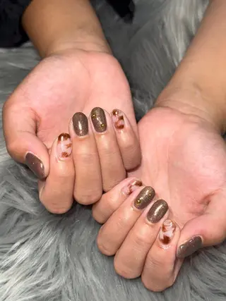 ネイル Momoka 🍑🎀のネイルデザイン