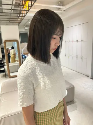 ミディアム カラー 透明感カラー🫧 nanohaのヘアスタイル
