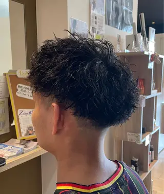 パーマ メンズ ZEALspa&relaxation所属・足立 結衣のヘアスタイル