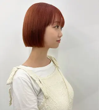 ショート カラー 顔まわりカット/艶髪 カラー✨けいとのヘアスタイル