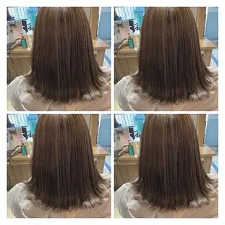 セミロング カラー 髪質改善艶髪 ℍ𝔸ℝ𝕌𝕂𝔸のヘアスタイル