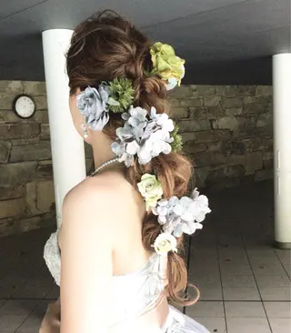 ロング BIANCO北堀江 AKANEのヘアスタイル