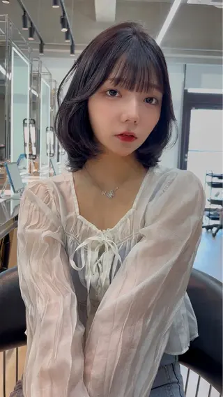 ミディアム カラー 【美髪矯正】 吉村　清志のヘアスタイル