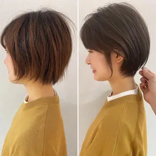 ショート カラー ショート、ボブの達人 東康介✨のヘアスタイル