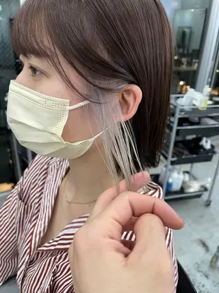 カラー ブリーチダブルカラー 【koide】のヘアスタイル