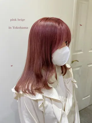 セミロング カラー エクステ/ハイトーン 🐏☁️miminaのヘアスタイル