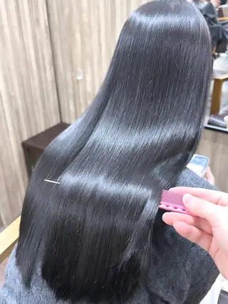 ロング 韓国レイヤーカット KOUKIのヘアスタイル