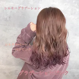 セミロング カラー アンダーバーホワイト_WHITE所属・_WHITE芝本 賢吾【天王寺店】のヘアスタイル