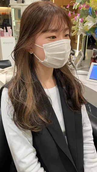 ロング 【髪風船】上大岡店所属・齋藤 尋真のヘアスタイル