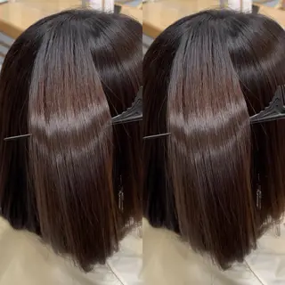 ミディアム 韓国レイヤー🇰🇷 /艶カラー💎/月音のヘアスタイル