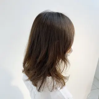 ミディアム パーマ ✂韓国レイヤー 🦋みやび🪽のヘアスタイル