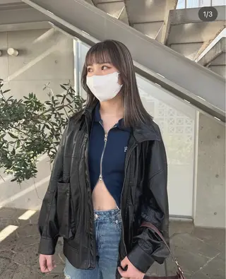 ミディアム カラー ヘアアレンジ 🎀透明感カラーෆ 🪄Maikoのヘアスタイル