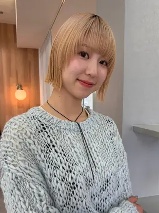 ショート カラー 駒場 まといのヘアスタイル