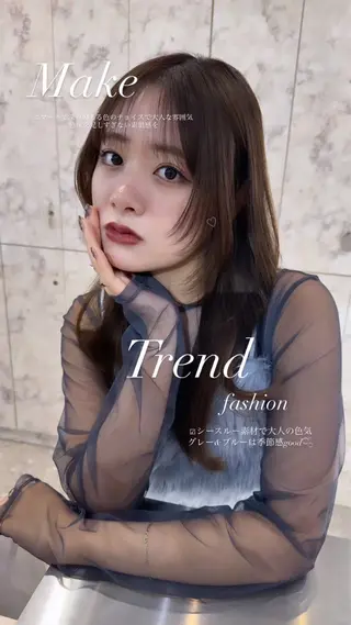 ミディアム 韓国トレンド💓 阿部あんじゅのヘアスタイル