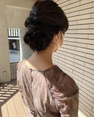 ヘアアレンジ ヒロミ/アレンジ/ アンニュイ/透け感のヘアスタイル