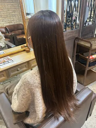 ロング カラー 小澤 一稀のヘアスタイル