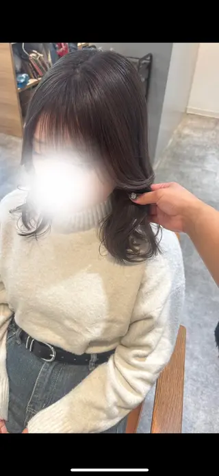 ミディアム カラー non .のヘアスタイル