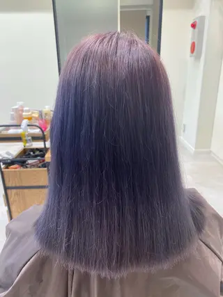 ミディアム カラー ボブ/インナーカラー /眉毛/Miyuのヘアスタイル