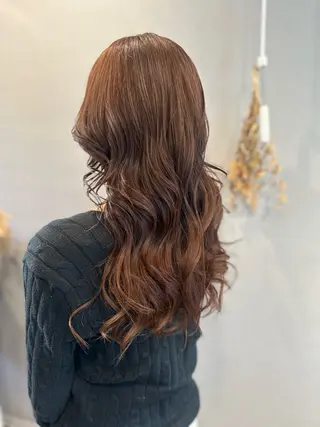 ロング カラー K Harukaのヘアスタイル