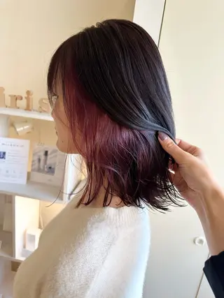 ミディアム カラー ヘアアレンジ ueki ayaneのヘアスタイル