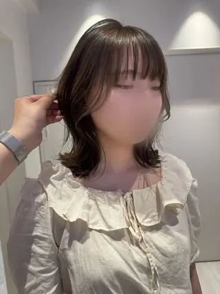 ミディアム カラー icon所属・Ami / icon博多のヘアスタイル